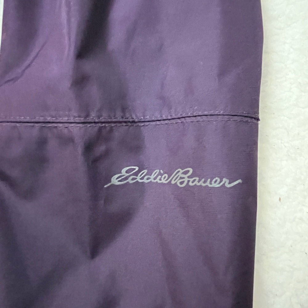 Eddie Bauer Rain Jacket Womens 1X Purple WeatherEdge Girl On The Go Trench 1545 - Picture 3 of 12